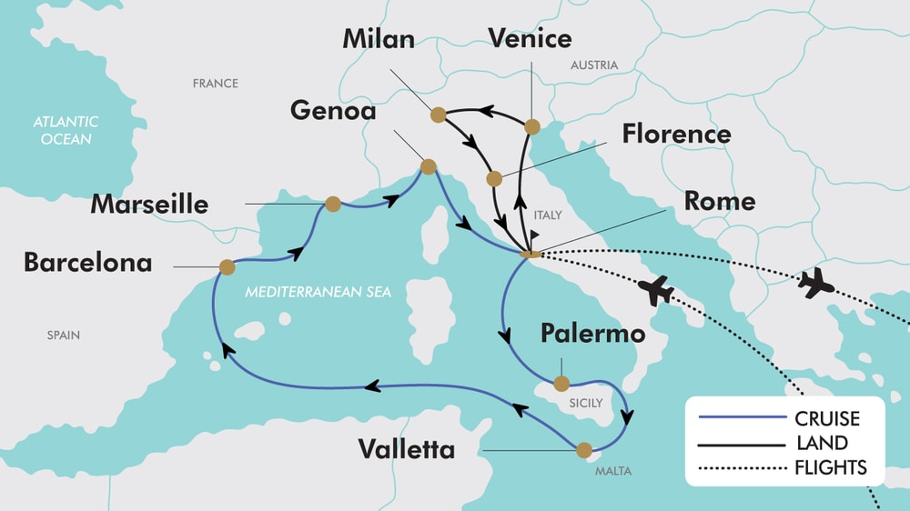 Actualiser 96+ imagen best europe cruise itinerary fr.thptnganamst.edu.vn