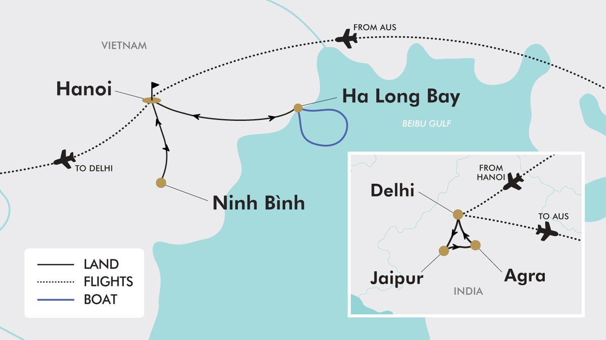 India Vietnam Discovery Tour Package TripADeal