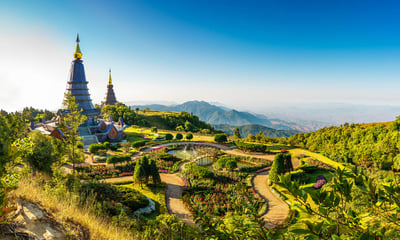 Visit Doi Inthanon near Chiang Mai, Thailand.