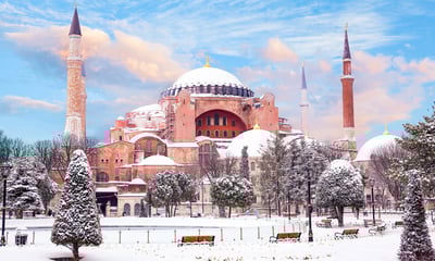 Explore the Hagia Sophia in Istanbul with time at leisure.