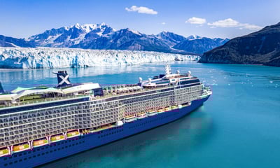 The Hubbard Glacier is the largest tidewater glacier in North America.