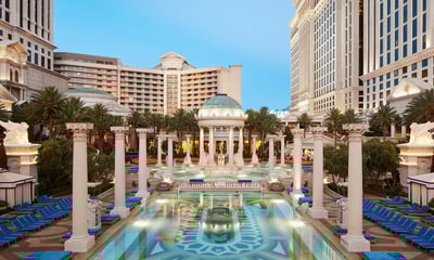 Stay at Caesars Palace Hotel.