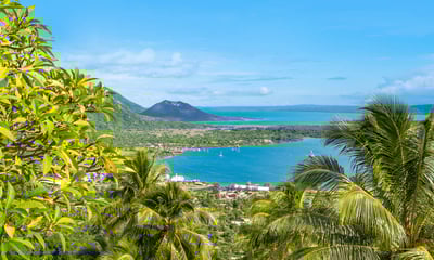 Escape to the lush landscapes of Rabaul, Papua New Guinea.