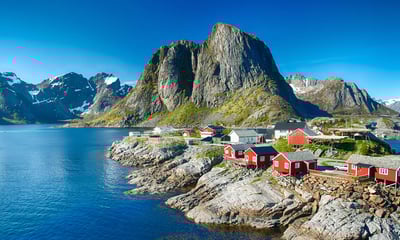 Reine is located far west in Lofoten and is an active little fishing village.