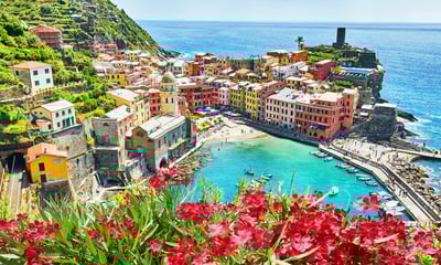 Cinque Terre is a UNESCO World Heritage region on Italy's Ligurian coast.