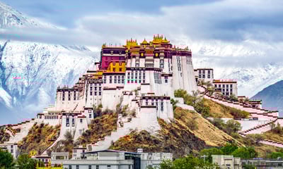 The Potala Palace is the top must-see destination in Tibet, China.