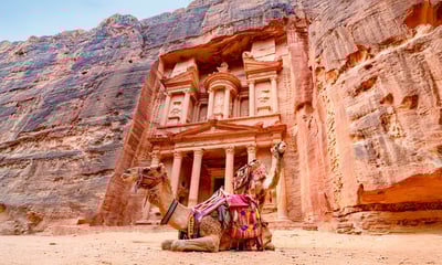 From the ancient Treasury at Petra to Roman ruins, uncover amazing Jordan on this tour.