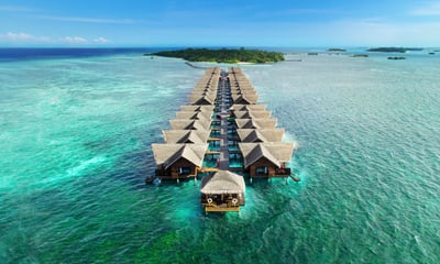 Relax with all-inclusive drinks & meals in the Maldives. (Ocean Villa upgrade)