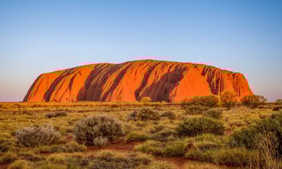 Uluru is an ancient sandstone monolith in the Northern Territory, Australia.