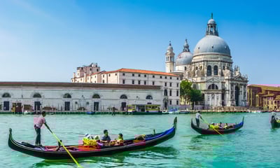 Spend leisure time in romantic Venice, Italy.