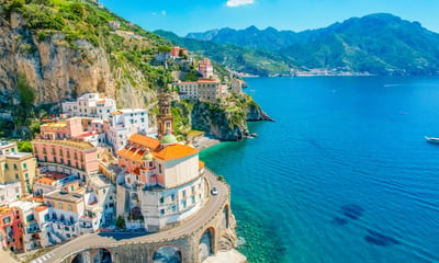 Discover Italy's sun-kissed Sorrento on the Amalfi Coast, Pompeii and Naples.