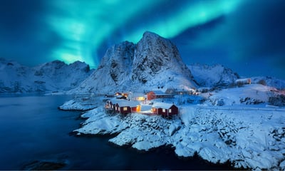 Hamnoy is a picturesque and historic fishing village in Norway.