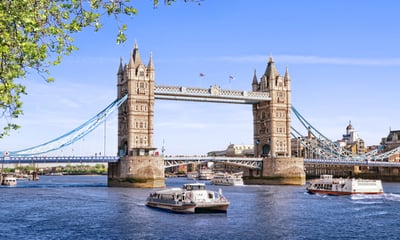Begin your adventure in iconic London, England.
