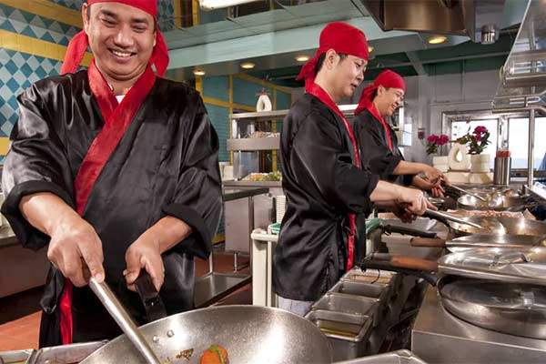 Mongolian Wok cruise highlight