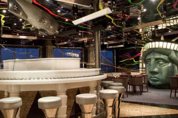 Duke's Piano Bar cruise highlight