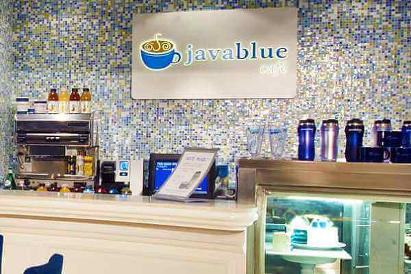 Java Blue Cafe cruise highlight