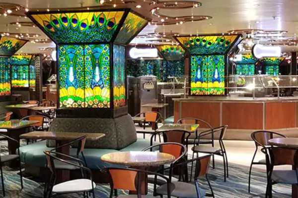 Tiffany's Lido Restaurant cruise highlight