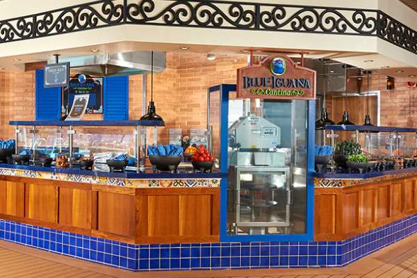 BlueIguana Cantina cruise highlight