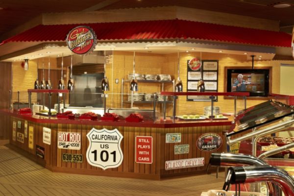 Guy's Burger Joint cruise highlight