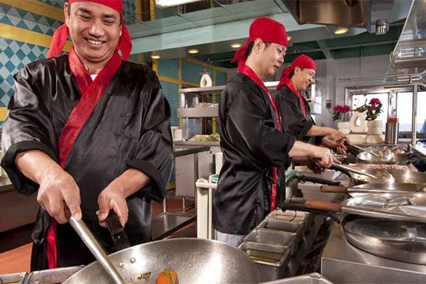 Mongolian Wok cruise highlight