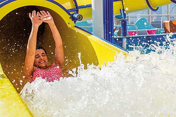 Twister Waterslide cruise highlight