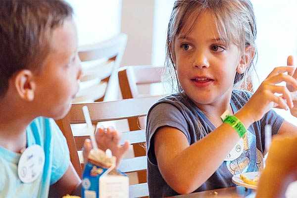 Kids Meal For Campers cruise highlight