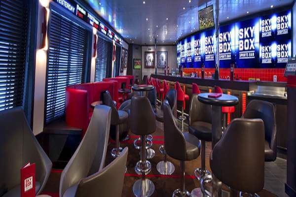 Skybox Sports Bar cruise highlight