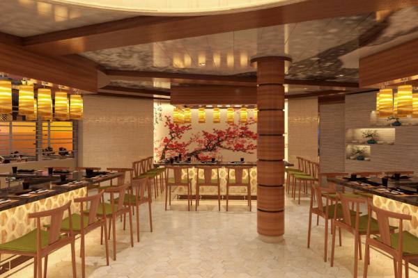 Bonsai Teppanyaki cruise highlight