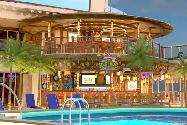 Redfrog Tiki Bar cruise highlight