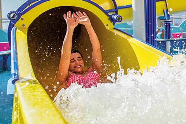 Twister Waterslide cruise highlight