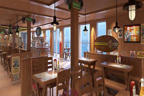 Guy's Burger Joint cruise highlight