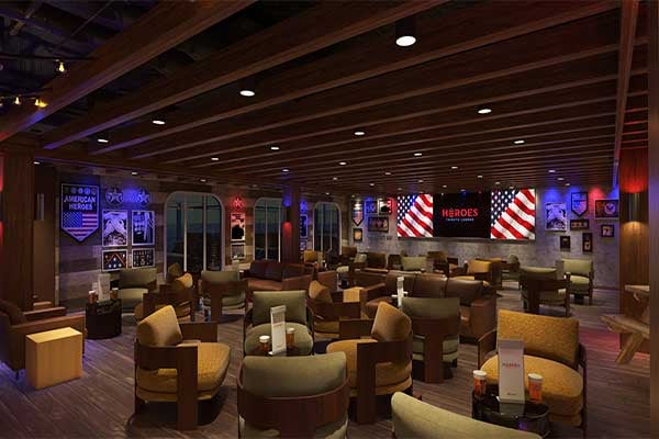 Heroes Tribute Lounge cruise highlight