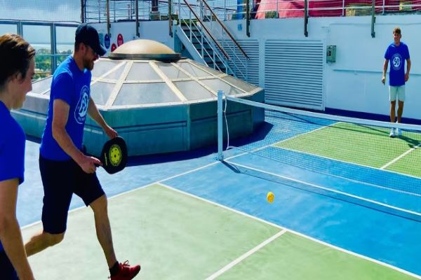 Pickleball cruise highlight