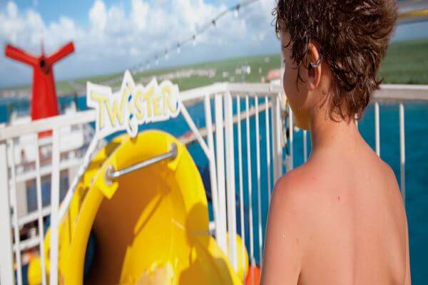 Twister Waterslide cruise highlight