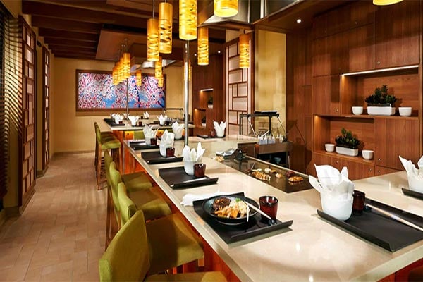 Bonsai Teppanyaki cruise highlight