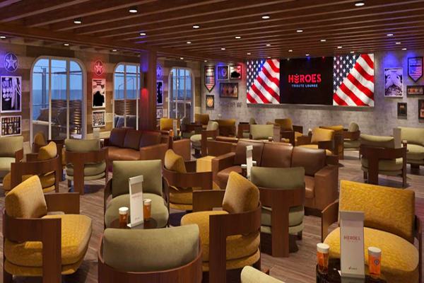 Heroes Tribute Bar & Lounge cruise highlight