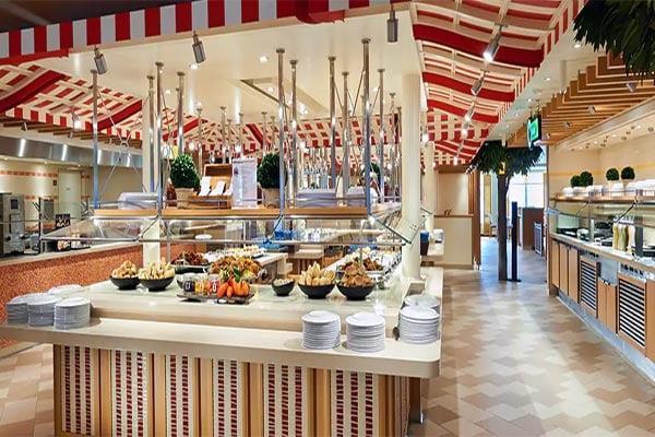 Lido Marketplace cruise highlight