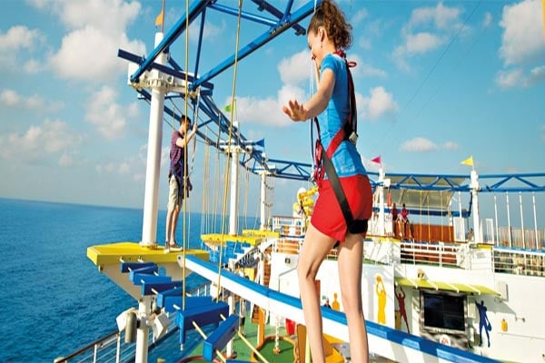 Ropes Course cruise highlight