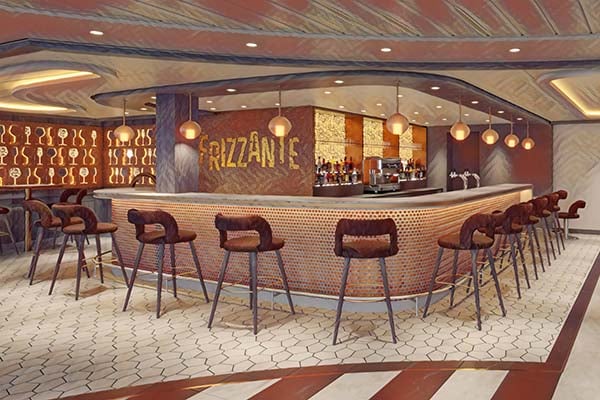 Frizzante Bar cruise highlight