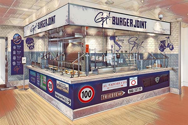 Guy's Burger Joint cruise highlight