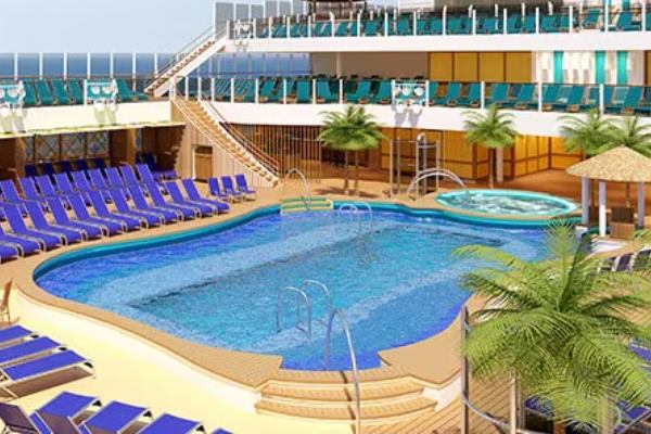 Beach Pool cruise highlight