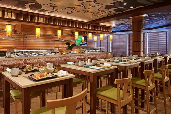 Bonsai Teppanyaki cruise highlight