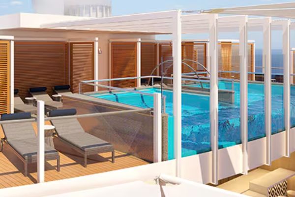 Loft 19 Cabanas and Pool cruise highlight