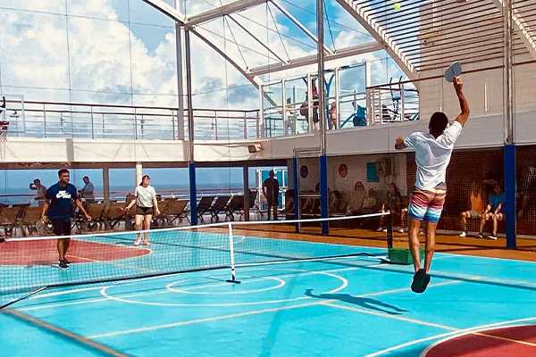 Pickleball cruise highlight