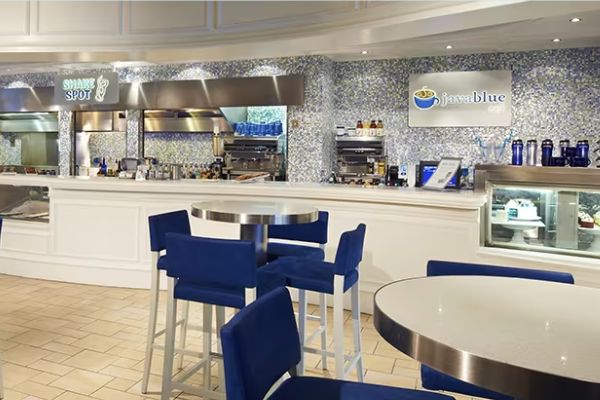 Java Blue Cafe cruise highlight