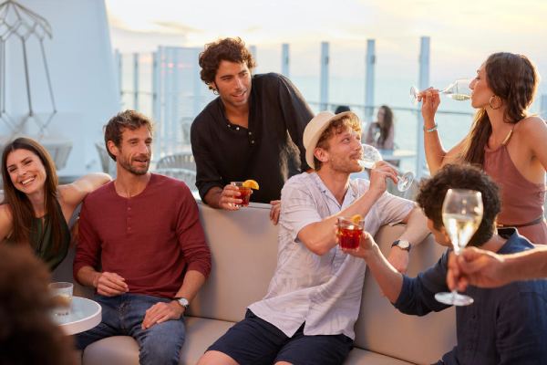 Sunset Lounge Bar cruise highlight