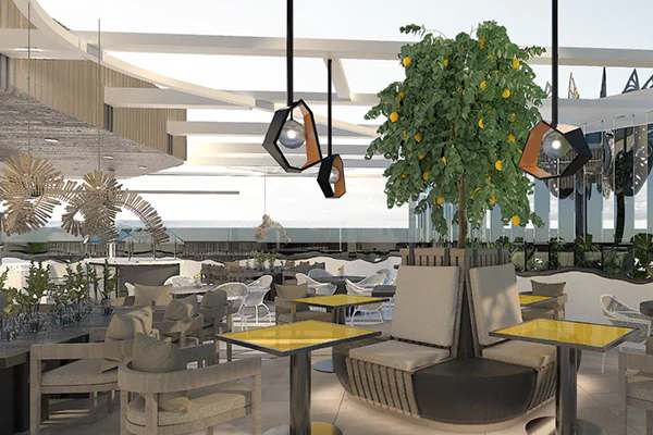 Rooftop Garden Grill cruise highlight