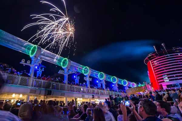 New Year's Eve cruise highlight