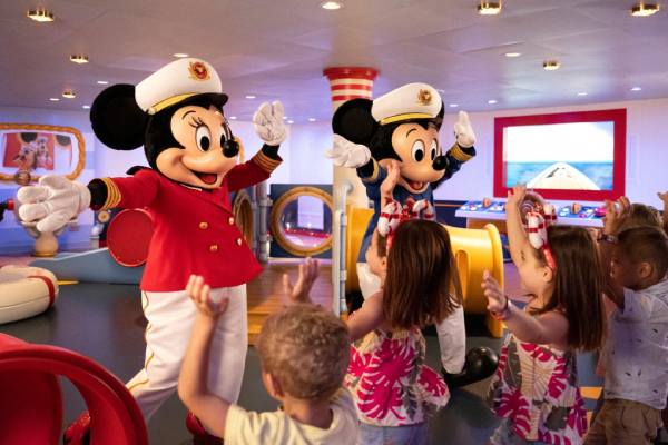 Mickey and Minnie Captain's Deck cruise highlight