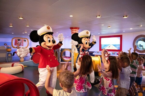 Mickey & Minnie Captain's Deck cruise highlight
